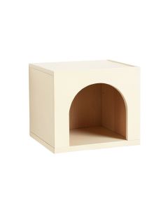 Clay Crest Wall-Mounted Cat Perch - Cream (synthetic illustration; no displayed measurements)