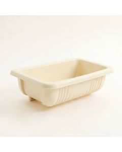River Crossing Empty Railing Planter With Integral Brackets - Cream (synthetic illustration; no displayed measurements)