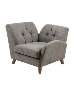 Chelsea Tufted Flared Arms Chaise Lounge (synthetic illustration; no displayed measurements)