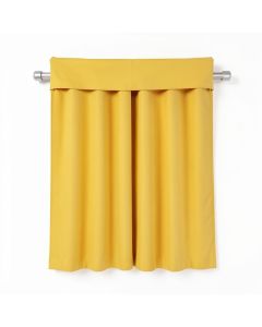 Geometric Room Darkening Rod Pocket Curtain Panels (synthetic illustration; no displayed measurements)