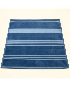 Fern Crest Rectangular Outdoor Rug - Blue (synthetic illustration; no displayed measurements)