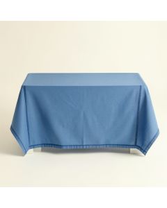 Laurel Crest Flat Bed Sheet - Blue (synthetic illustration; no displayed measurements)