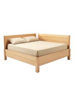 Dingler Solid Wood Standard Bed (synthetic illustration; no displayed measurements)