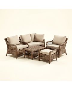 Linthicum Patio Outdoor 3 Piece Seating Group With Cushions (synthetic illustration; no displayed measurements)