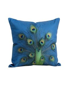 Ellicott Peacock Throw Pillow (synthetic illustration; no displayed measurements)