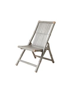 Maple Bluff Folding Outdoor Chair - Gray