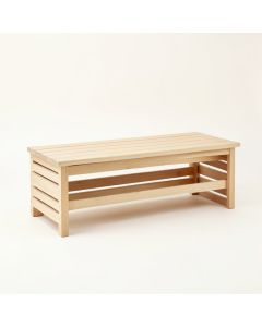 Shore Bend Narrow Outdoor Storage Bench - Beige (synthetic illustration; no displayed measurements)