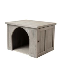 Brook Field Empty Furniture-Style Litter Enclosure - Gray (synthetic illustration; no displayed measurements)