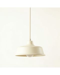 Maple Dale Pendant Light Suspended From One Plain Cable - Ivory (synthetic illustration; no displayed measurements)