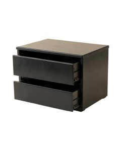 Brook Canyon Small-Parts Storage Drawer Cabinet - Black (synthetic illustration; no displayed measurements)