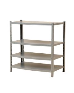 Holly Bluff Empty Seed-Starting Shelving Unit Without Lights - Gray