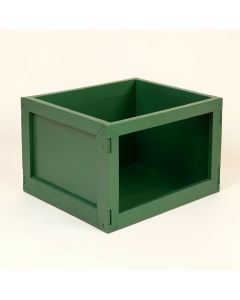 Fern Crossing Empty Furniture-Style Pet Crate - Green (synthetic illustration; no displayed measurements)