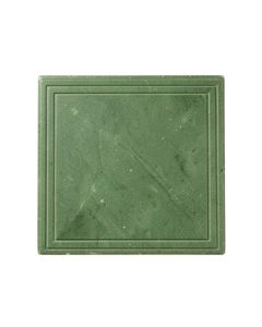 Juniper Branch Uninstalled Square Decorative Tile - Green