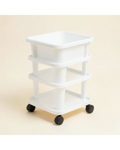 3-Tier Slim Rolling Laundry Cart (synthetic illustration; no displayed measurements)