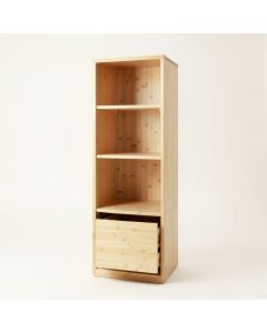 Brook Brook Narrow Cubby Tower - Beige (synthetic illustration; no displayed measurements)