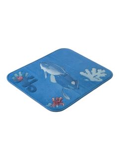 Peterson Reef And Fish Coral Kitchen Mat (synthetic illustration; no displayed measurements)