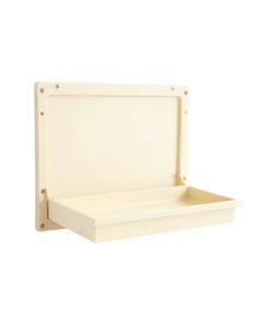 Summit Crest Empty Wall-Mounted Tool Organizer Panel - Cream (synthetic illustration; no displayed measurements)