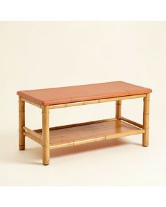 Aspen Branch Indoor Bench - Terracotta (synthetic illustration; no displayed measurements)