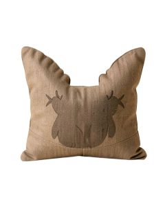 Rustic Patch Moose Body Pillow Case (synthetic illustration; no displayed measurements)