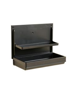 Meadow Canyon Empty Wall-Mounted Tool Organizer Panel - Black (synthetic illustration; no displayed measurements)