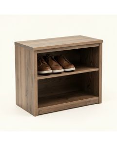 Wood 12 Pair Shoe Storage Cabinet (synthetic illustration; no displayed measurements)