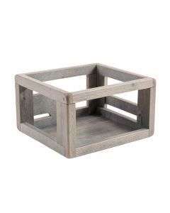 Heath Field Empty Furniture-Style Pet Crate - Gray (synthetic illustration; no displayed measurements)