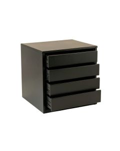 Sage Brook Small-Parts Storage Drawer Cabinet - Black