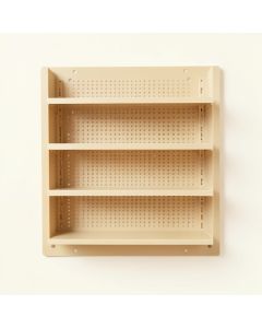 Hill Bend Empty Wall-Mounted Tool Organizer Panel - Beige (synthetic illustration; no displayed measurements)