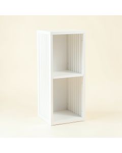 Cove Canyon Narrow Cubby Tower - White (synthetic illustration; no displayed measurements)