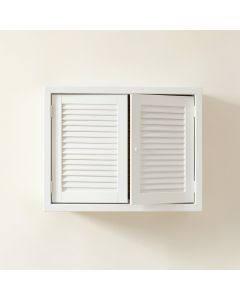 Lake Dell Wall-Mounted Entry Cabinet - White (synthetic illustration; no displayed measurements)