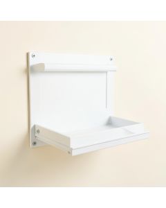 Moss Bend Empty Wall-Mounted Tool Organizer Panel - White (synthetic illustration; no displayed measurements)