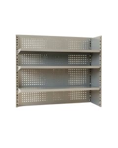 Dune Branch Empty Wall-Mounted Tool Organizer Panel - Gray (synthetic illustration; no displayed measurements)