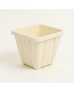 Willow Arc Empty Raised Planter - Cream (synthetic illustration; no displayed measurements)