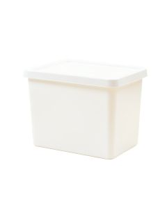 Cove Bluff Closed Outdoor Storage Box - White (synthetic illustration; no displayed measurements)