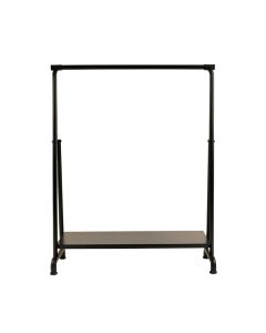 Rowan Arc Empty Garment Rack - Black (synthetic illustration; no displayed measurements)