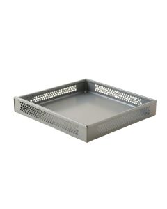 Dune Dale Empty Under-Desk Cable Tray - Gray (synthetic illustration; no displayed measurements)