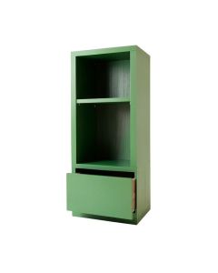 Cliff Crest Narrow Cubby Tower - Green (synthetic illustration; no displayed measurements)