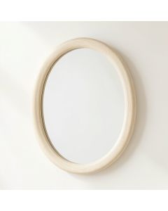 Glen Bend Framed Wall Mirror - Ivory (synthetic illustration; no displayed measurements)