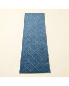 Willow Branch Narrow Runner Rug - Blue (synthetic illustration; no displayed measurements)