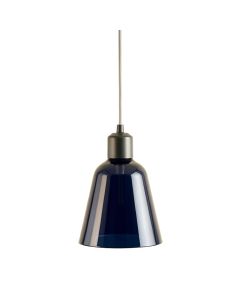 Aspen Brook Pendant Light Suspended From One Plain Cable - Navy (synthetic illustration; no displayed measurements)