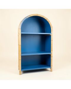 Hazel Dell Freestanding Bookcase - Blue (synthetic illustration; no displayed measurements)