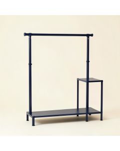 Elm Brook Empty Garment Rack - Navy (synthetic illustration; no displayed measurements)