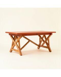 Flint Dell Empty Workshop Workbench - Terracotta (synthetic illustration; no displayed measurements)