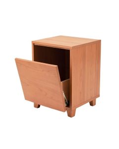Willow Bridge Freestanding Pull-Out Hamper Cabinet - Terracotta (synthetic illustration; no displayed measurements)