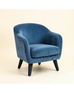 Vale Dale Upholstered Armchair - Blue (synthetic illustration; no displayed measurements)