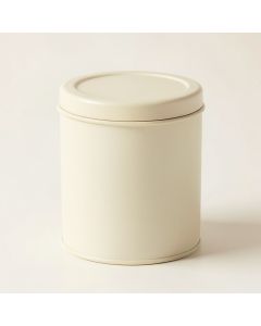 Ridge Bend Storage Canister With Lid - Ivory (synthetic illustration; no displayed measurements)