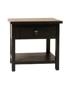 Rowan Canyon Nightstand - Black (synthetic illustration; no displayed measurements)