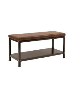 Industrial Storage Bench (synthetic illustration; no displayed measurements)