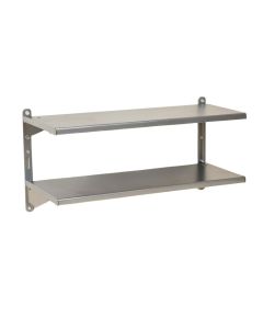 Jefferey Metal 2 Piece Floating Shelf Set