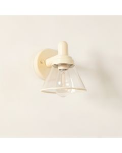 Harbor Bluff Wall Sconce Mounted On A Plain Wall - Ivory (synthetic illustration; no displayed measurements)